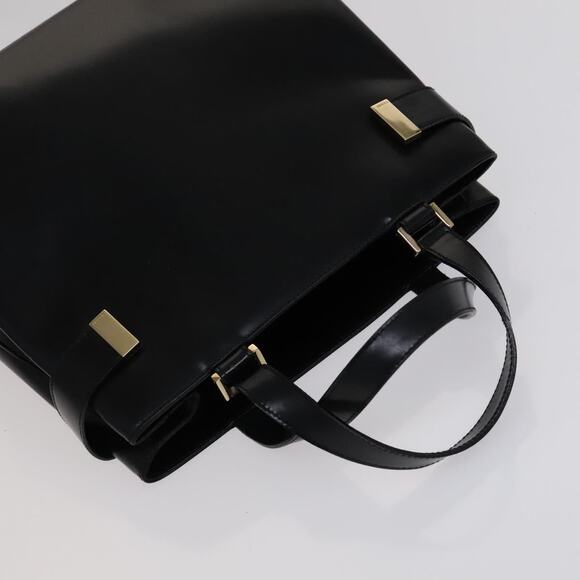 GUCCI Hand Bag Leather Black Gold 000 2046 000 2046 - Picture 6 of 16